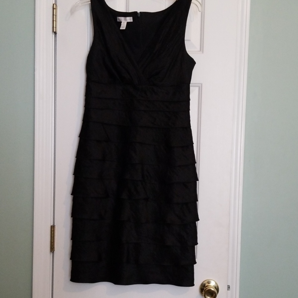 Black Ruffled Party Dress